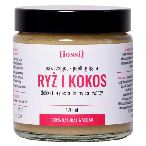 Iossi Pasta do mycia twarzy `Ryż i kokos` - 2