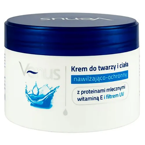 Venus Krem rodzinny nawilżająco - ochronny, Proteiny mleczne + witamina E