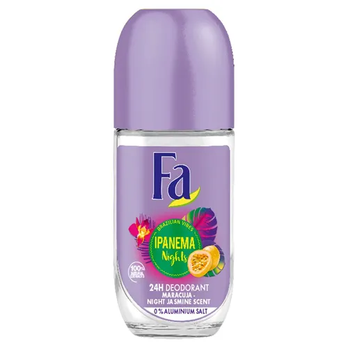 Fa Brazilian Vibes Ipanema Nights, Deodorant Roll-on 24h (Dezodorant w kulce)