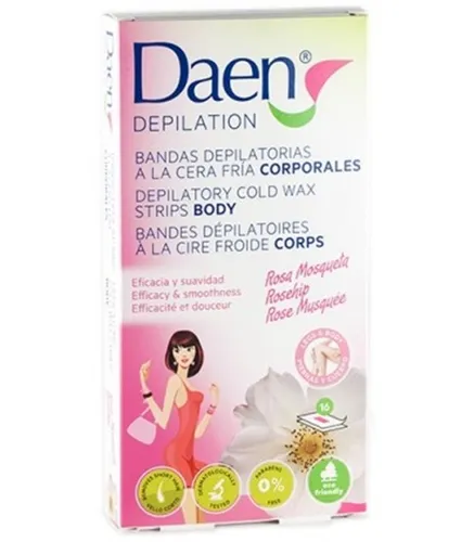 Daen Depilatory Cold Wax Strips Body (Plastry do depilacji)