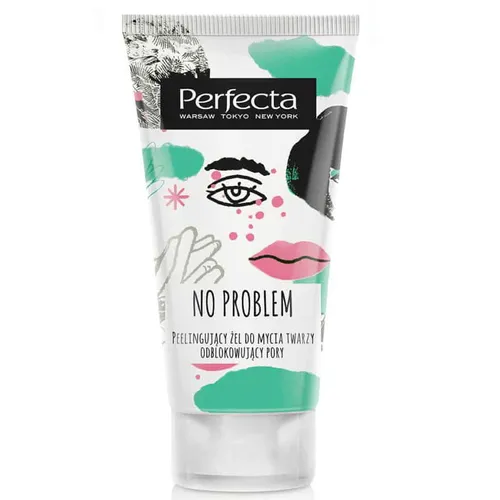 Perfecta No problem, Peelingujący żel do mycia twarzy odblokowujący pory