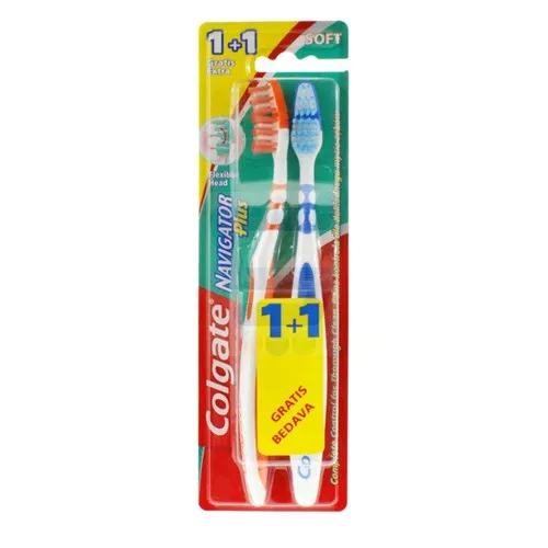 Colgate Navigator Plus, Szczoteczka do mycia zębów miękka - 2
