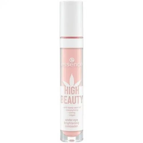 Essence High Beauty, Under Eye Brightening Concealer (Kryjący korektor pod oczy z wyciągiem z konopii)