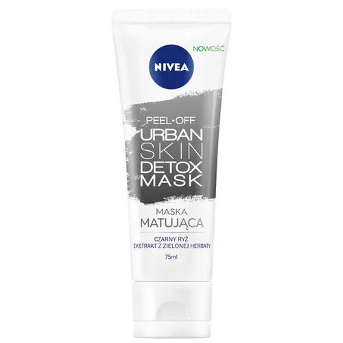 Nivea Urban Skin Detox, Maska matująca peel-off `Czarny ryż i ekstrakt z zielonej herbaty`