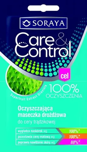 Soraya Care & Control, Oczyszczająca maseczka drożdżowa do cery trądzikowej (nowa wersja)