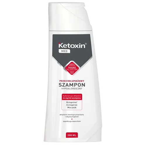 L'biotica Ketoxin Med, Hypoalegriczny szampon przeciwłupieżowy