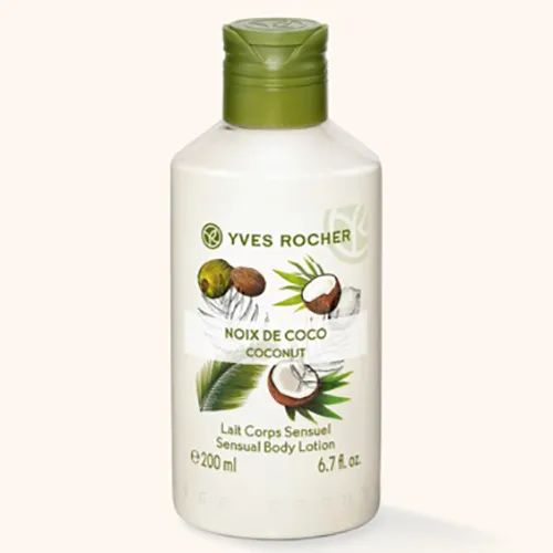 Yves Rocher Les Plaisirs Nature, Lait Corps Sensuel Noix de Coco (Zmysłowe mleczko do ciała `Kokos`) - 1
