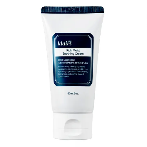 Klairs Rich Moist Soothing Cream (Krem z kwasem hialuronowym)