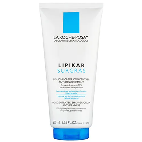La Roche-Posay Lipikar Surgras (Skoncentrowany kremowy żel do mycia z lipidami)
