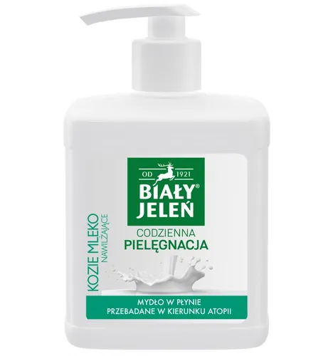 Biały Jeleń Mydło w płynie hipoalergiczne z kozim mlekiem - 1