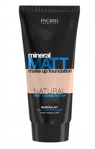 Ingrid Cosmetics Mineral Matt, Make Up Foundation (Podkład matujący  z minerałami)