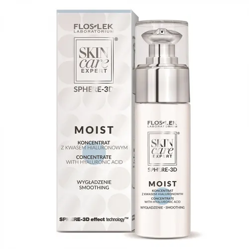 Floslek Skin Care Expert Sphere 3D Moist, Koncentrat z kwasem hialuronowym