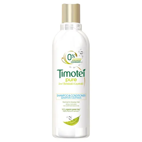Timotei Pure [Fresh], Szampon 2 w 1 do włosów normalnych i przetłuszczających się `Świeżość i czystość`