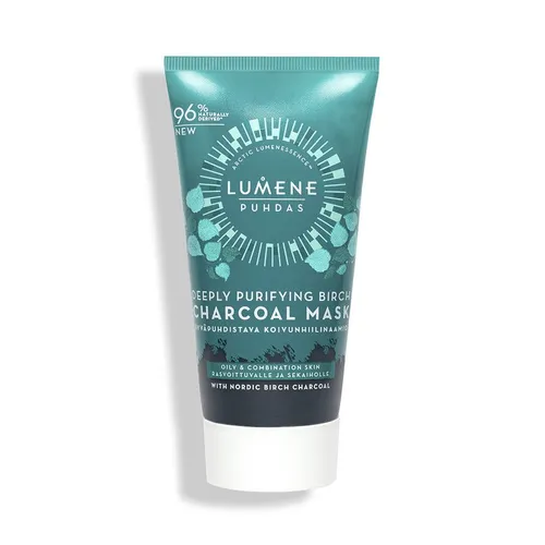 Lumene Puhdas, Deeply Puripying Birch Charcoal Mask (Głęboko oczyszczająca maska węglowa)
