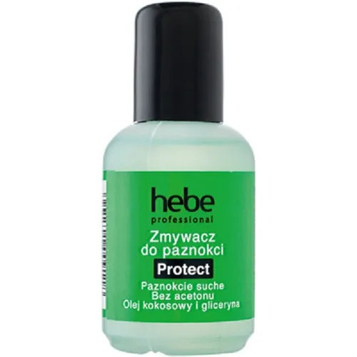 Hebe Professional, Protect, Zmywacz do paznokci suchych bez acetonu `Olej kokosowy i gliceryna` - 2