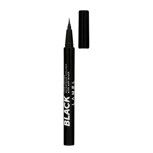 Lamel Professional Long Lasting Waterproof Black Eyeliner with Soft Brush (Wodoodporny eyeliner z miękkim pędzelkiem)