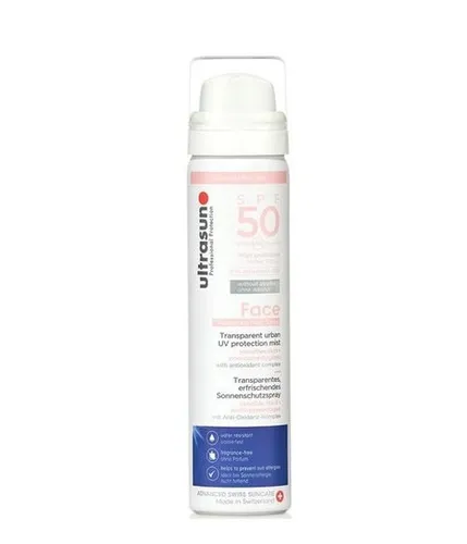 Ultrasun Transparent Urban UV Protection Mist SPF50 (Ochronna mgiełka do twarzy i skóry głowy)