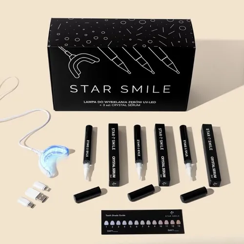 Star Smile Lampa do wybielania zębów UV-LED +  serum/aplikator (Lampa do Wybielania Zębów) - 1