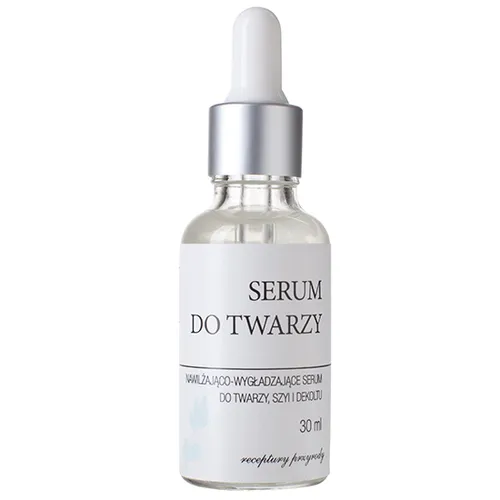 Fresh&Natural Nawilżająco-wygładzające serum do twarzy, szyi i dekoltu