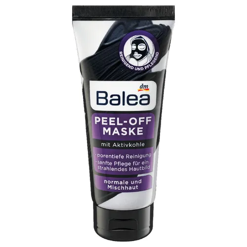 Balea Peel-Off Maske mit Aktivkohle (Maseczka peel-off z aktywnym węglem)