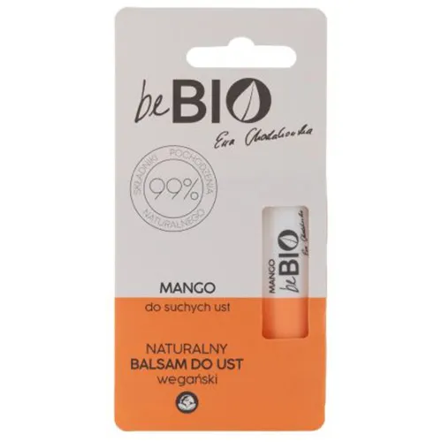beBIO Mango, Naturalny odżywczy balsam do ust (stara wersja) - 2