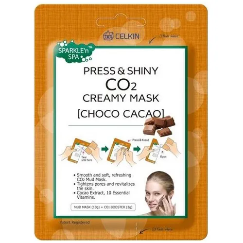 Celkin Press & Shiny, CO2 Creamy Facial Cocoa Butter Mask (Maseczka CO2 z czekoladą)