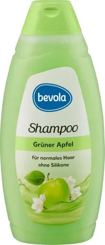 Bevola Shampoo Grüner Apfel für Normales Haar ohne Silikone (Szampon do włosów normalnych `Zielone jabłko`)