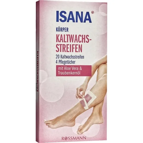 Isana Kaltwachsstreifen Körper (Plastry z woskiem do depilacji ciała na zimno) - 1