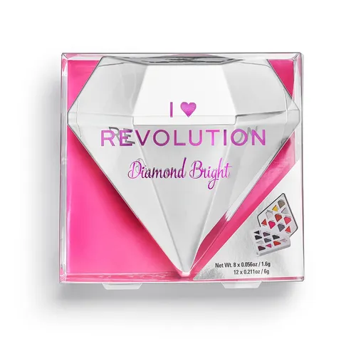 I Heart Revolution Diamond Bright Eyeshadow Palette (Paleta cieni do powiek) - 2