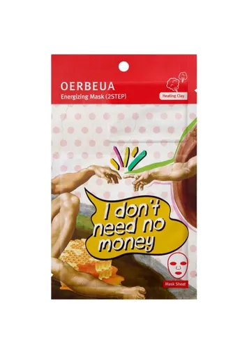 Oerbeua I don't need no money, Energizing Mask (2-etapowa maska rozświetlająca z ekstraktem z miodu i ceramidami)