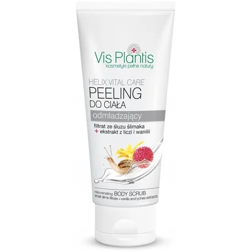 Vis Plantis Helix Vital Care, Kremowy peeling odmładzający do ciała `Liczi + Wanilia + Poly-Helixan` - 1