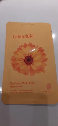 CNF Cosmetics She's Lab The Flower Mask Sheet Hydration Calendula (Maska do twarzy `Nagietek`)