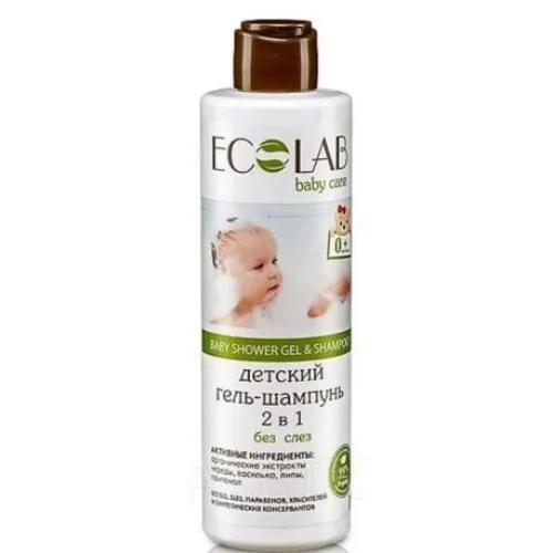 Ecolab Baby Care, Żel do mycia ciała i włosów dla dzieci 0+