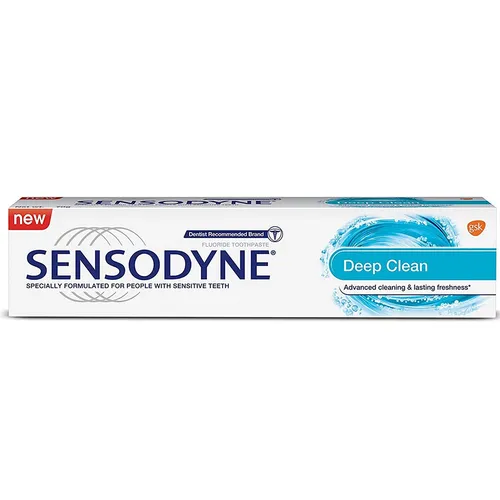 Sensodyne Deep Clean, Pasta do zębów `Zaawansowane czyszczenie i długotrwała świeżość`