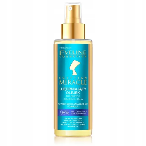 Eveline Cosmetics Egyptian Miracle, Ujędrniajacy olejek do biustu i całego ciała - 2