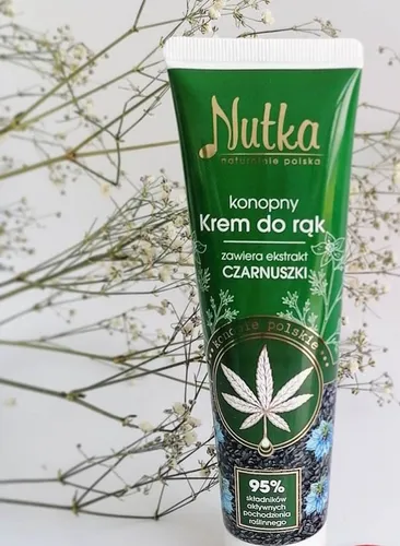 Nutka Konopie Polskie, Konopny krem do rąk i paznokci z ekstraktem z czarnuszki