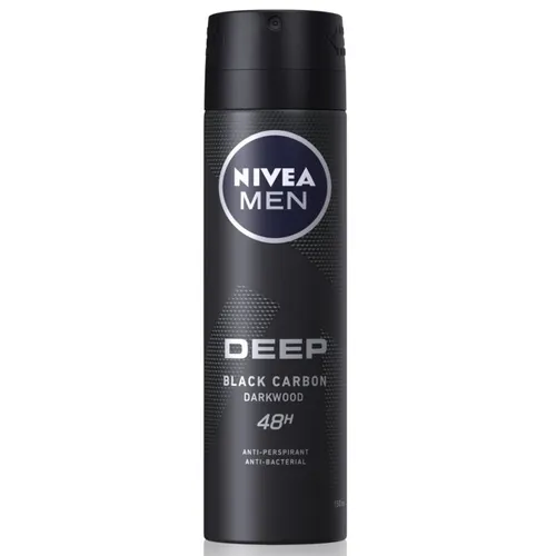 Nivea Men, Deep Black Carbon Darkwood Anti-perspirant Spray (Antyperspirant)