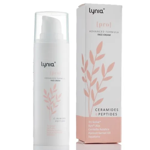 Lynia Pro Ceramides & Peptides Face Cream (Krem z ceramidami, peptydami i wąkrotą azjatycką)