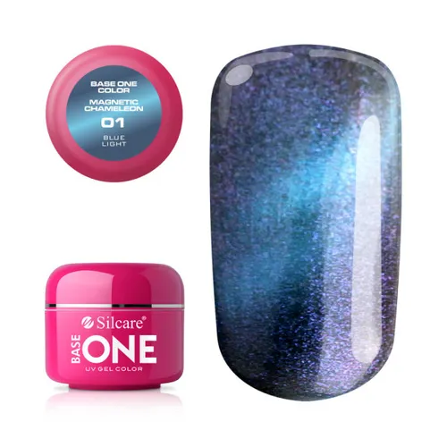 Silcare Base One, UV Gel Magnetic Chameleon (Żel budujący) - 3