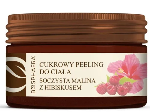 Bosphaera Cukrowy peeling do ciała `Soczysta malina z hibiskusem`