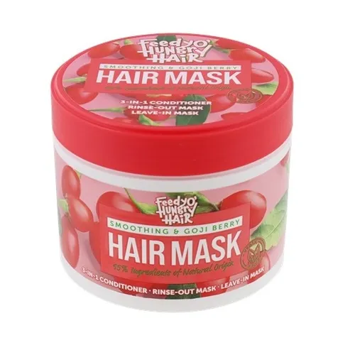 Action Feedyo' Hungry Hair, Smoothing & Goji Berry Hair Mask (Maska do włosów z owocami goji)