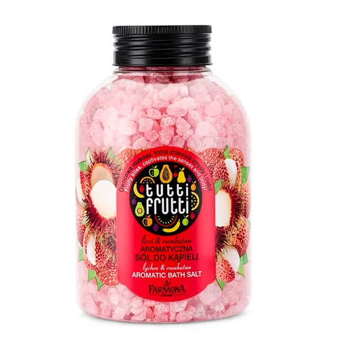 Tutti Frutti Aromatyczna sól do kąpieli `Liczi i rambutan`