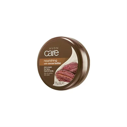 Avon Care, Cocoa Butter, Conditioning Moisturizer for Face, Hand & Body [Care, Nourishing with Cocoa Butter, Rich Cream for Face, Hand & Body] (Regenerująco - odżywczy krem do twarzy, rąk i ciała  z masłem kakaowym) - 5
