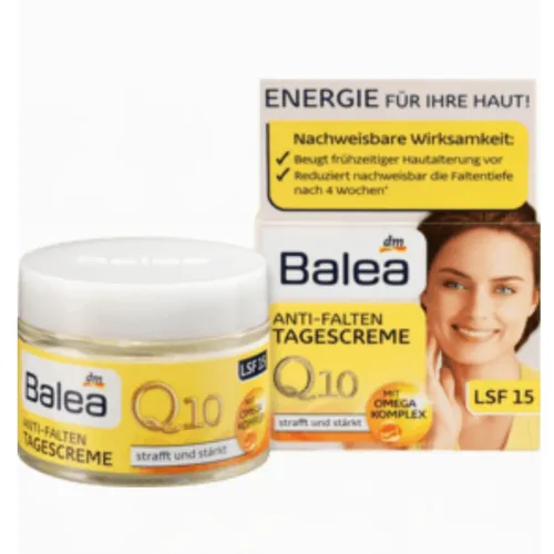 Balea Q10 Anti-Falten tagescreme SPF 15 (Krem przeciwzmarszczkowy na dzień z Q10 i Omega) - 2