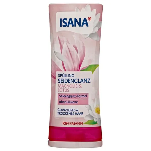 Isana Seidenglanz, Magnolie & Lotus, Spülung (Odżywka do włosów  'Jedwabisty połysk' (nowa wersja))