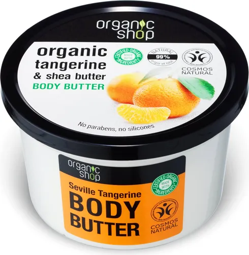Organic Shop Tangerine & Shea Butter Seville Tangerine Body Butter (Masło do ciała `Gorzka mandarynka`)