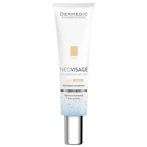 Dermedic Neovisage, Pielęgnacyjny fluid-krem nawilżający SPF 50+