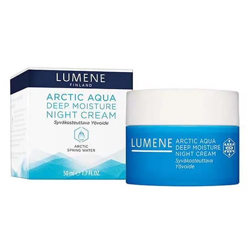 Lumene Arctic Aqua, Deep Moisture Night Cream (Głęboko nawilżający krem na noc)