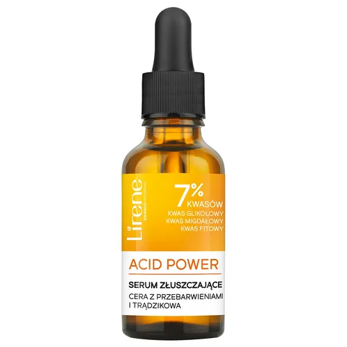 Lirene Dermoprogram Acid Power, Serum złuszczające z hydrolatem grejpfrutowym - 1