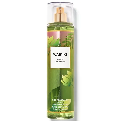 Bath & Body Works Waikiki, Beach Coconut Fine Fragrance Mist (Mgiełka zapachowa do ciała)